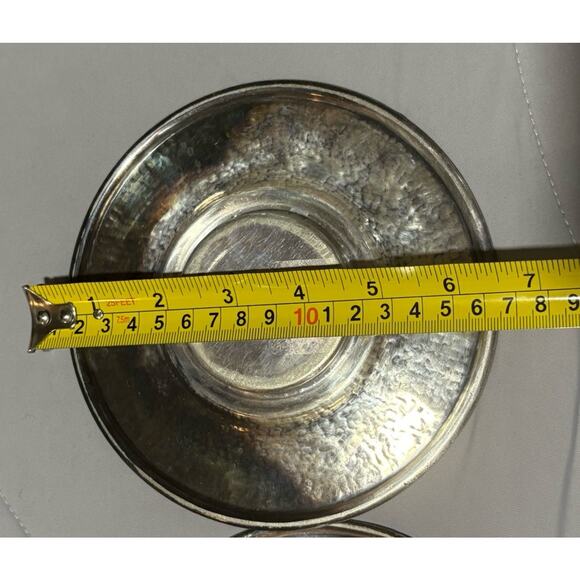 Poole Silver Co Taunton. Mass. Silver Soldered “Dorb The Chemist” Plate Pair - Picture 6 of 7